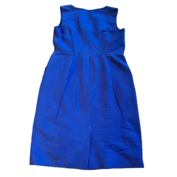 Jones New York Vibrant Blue Sleeveless Midi Dress - Picture 8 of 14